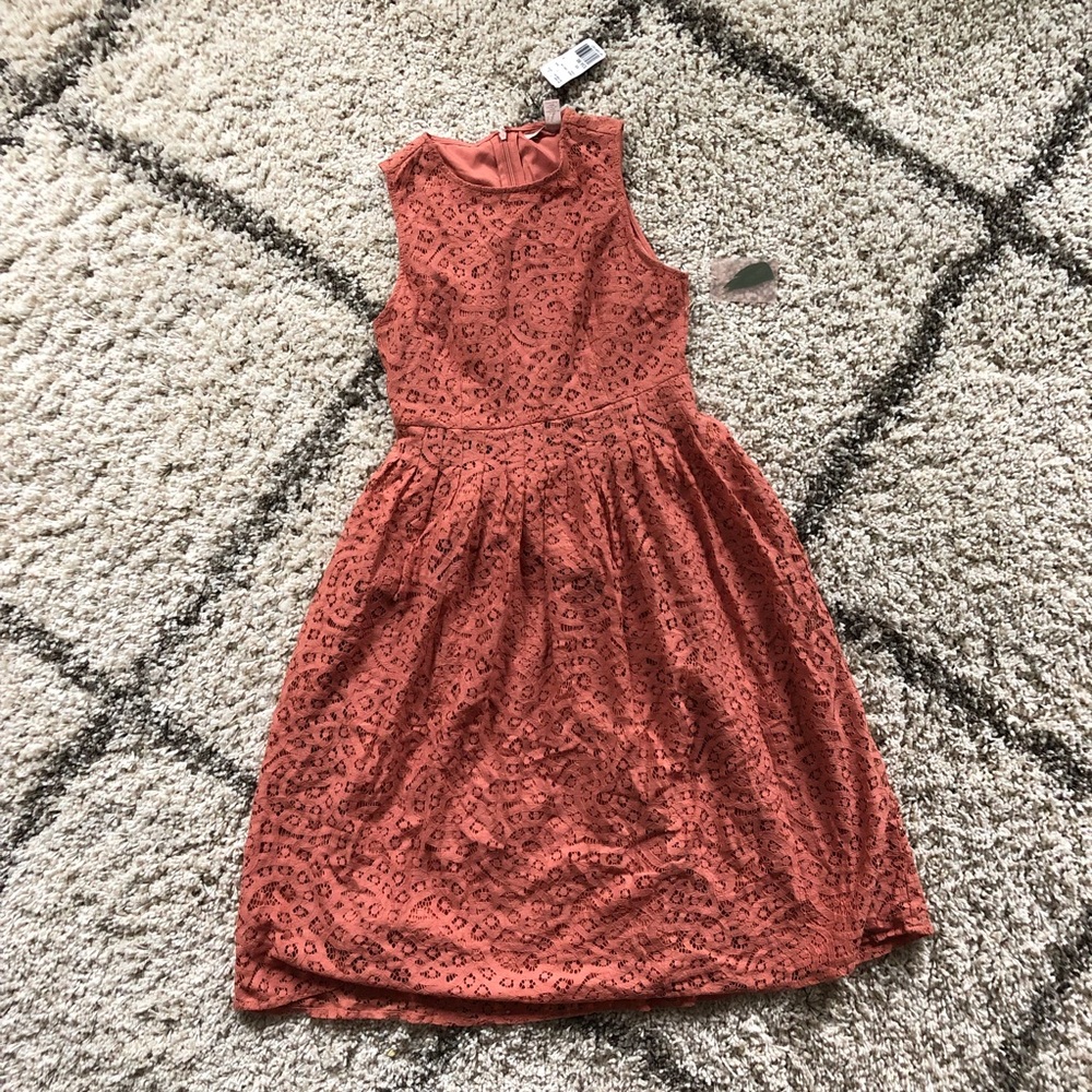 Forever 21 Sleeveless Lace Midi Dress